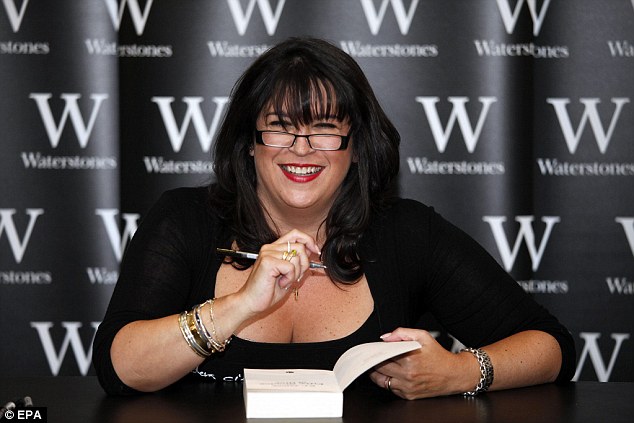 Cashing in: British author E.L James saw her tome become the best-selling book in Britain, and the fastest-selling paperback book of all time