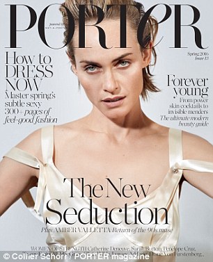 To see the full interview with Amber Valletta, buy the all-women photography issue of PORTER