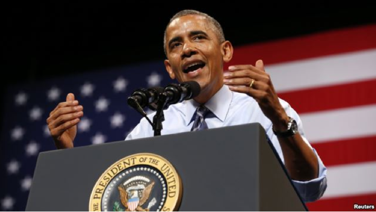 FILE - President Barack Obama, July 10, 2014.