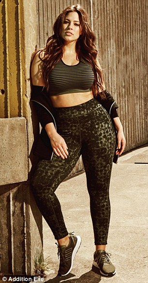 Got it? Flaunt it! Both models flaunted their hourglass figures in sports bras and leggings during the workout-inspired shoot
