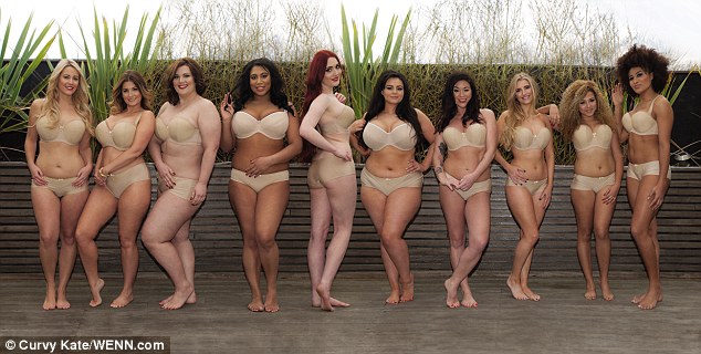 'Every body is beautiful': The ten finalists recently took part in a spoof of Victoria's Secret exclusive 'Perfect Body' campaign