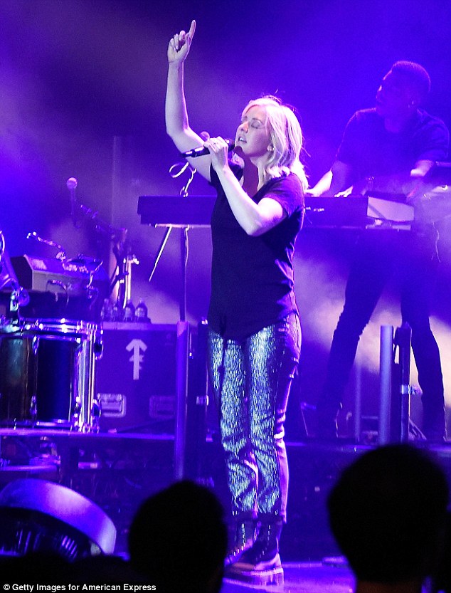 'Skinny isn't my thing': The keen runner recently admitted maintaining her athletic figure is 'challenging but not impossible'