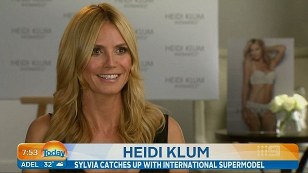 Proud mum: The blonde said she wants her children to focus on their education for now