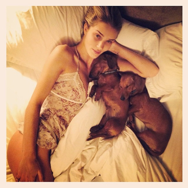 Rosie Huntington Whitley, Instagram