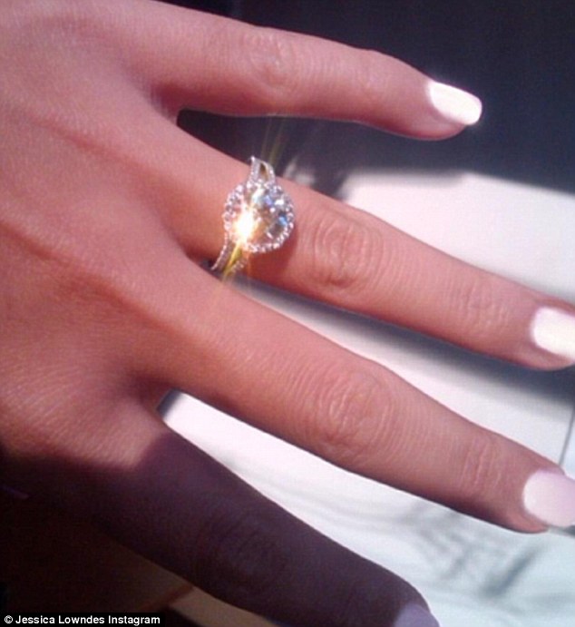 Engaged? Jessica confused fans on Friday when she posted a picture of a diamond sparkler; fans have speculated that she and Jon are working on a project together