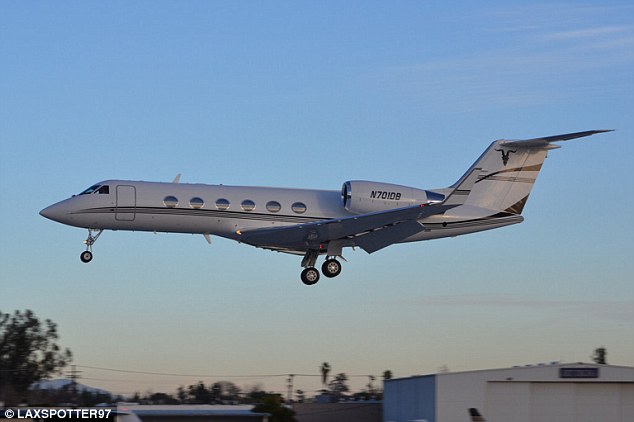 The serial number on the plane (pictured) is N701DB, with the last two initials standing for Dan Bilzerian