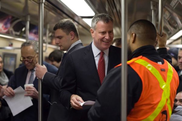 We learned that even de Blasio isn’t immune to the city’s subway delays Mayor Bill de Blasio has a reputation for