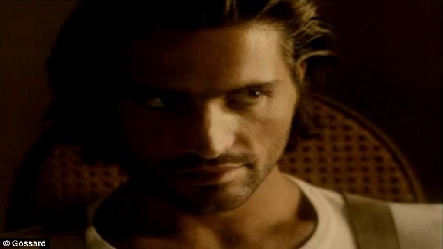 Smouldering: In the original video, this man was left feeling faint after seeing a lady in the Gypsy bra