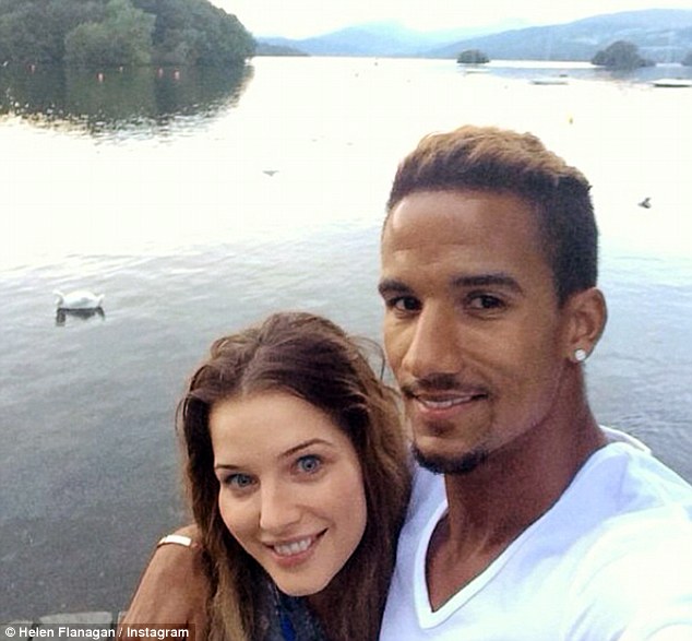 Happy couple: Helen is back with her footballer fiance Scott Sinclair 