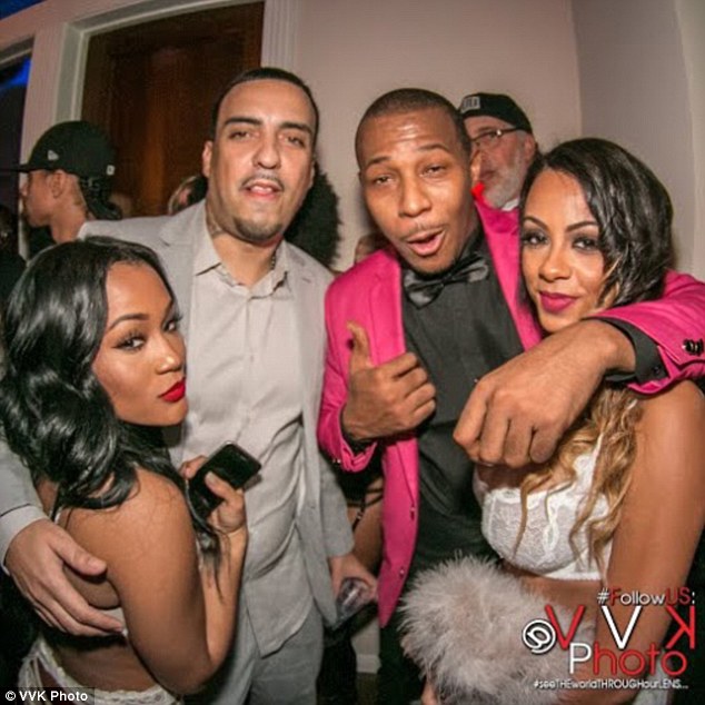 Suited and booted: Also at the Facet Studio Black Tie Lingerie Party were Chris Brown, Sean Kingston and Matt Barnes