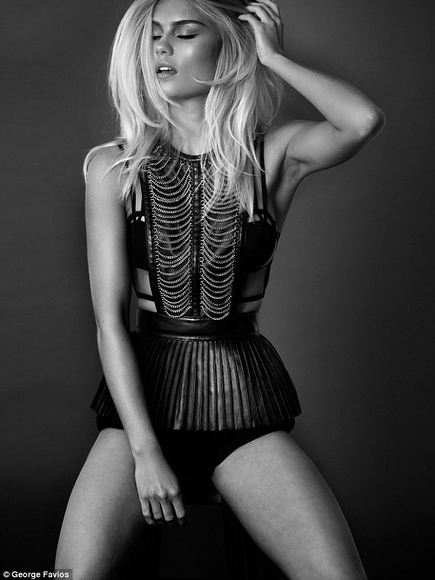 High fashion: Elyse has been modeling since age 10 and has represented the likes of Rolex GP and the Melbourne Spring Racing Carnival